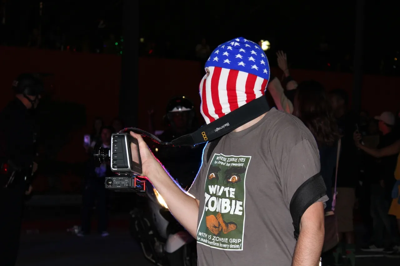 Yes, because wearing a balaclava at a protest works everytime.